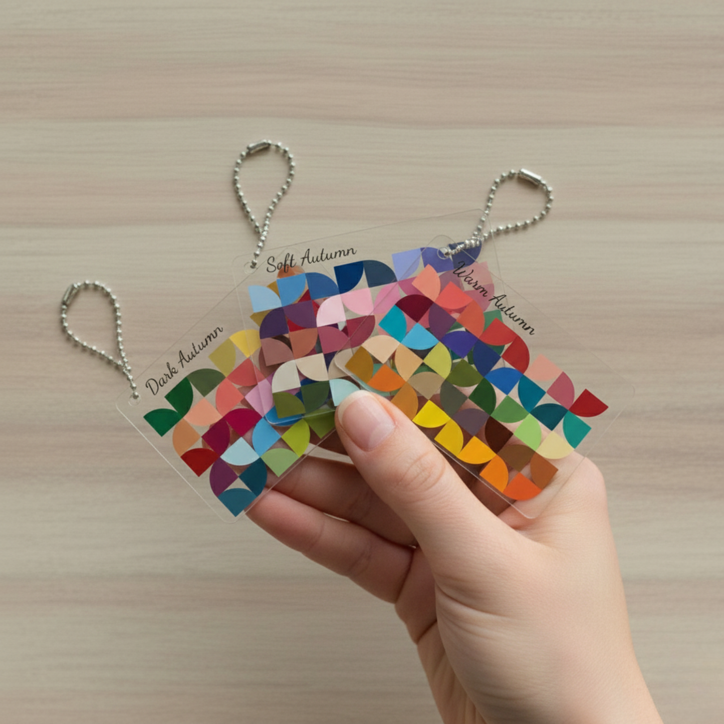 12-Season Color Palette Keychain