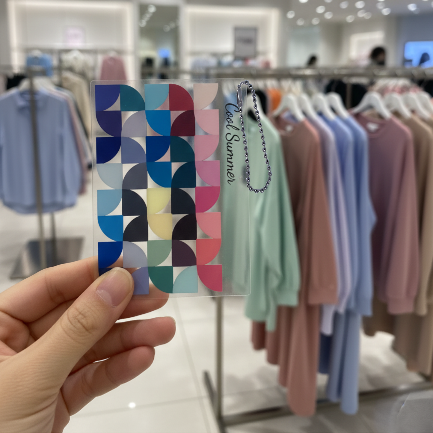 12-Season Color Palette Keychain